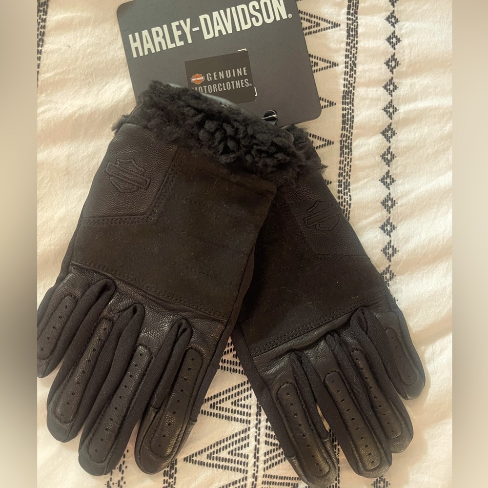 Harley-Davidson Maverick Mixed Media Women’s Gloves *NEW*